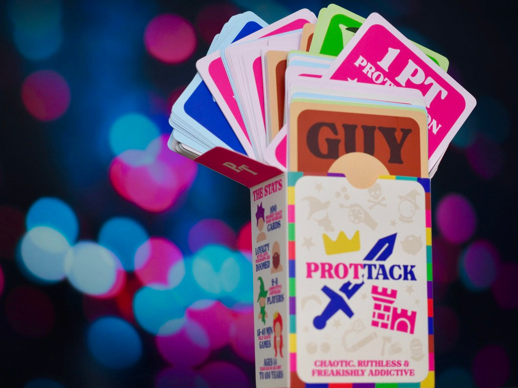 Prottack | A Freakishly Addictive Card Game.